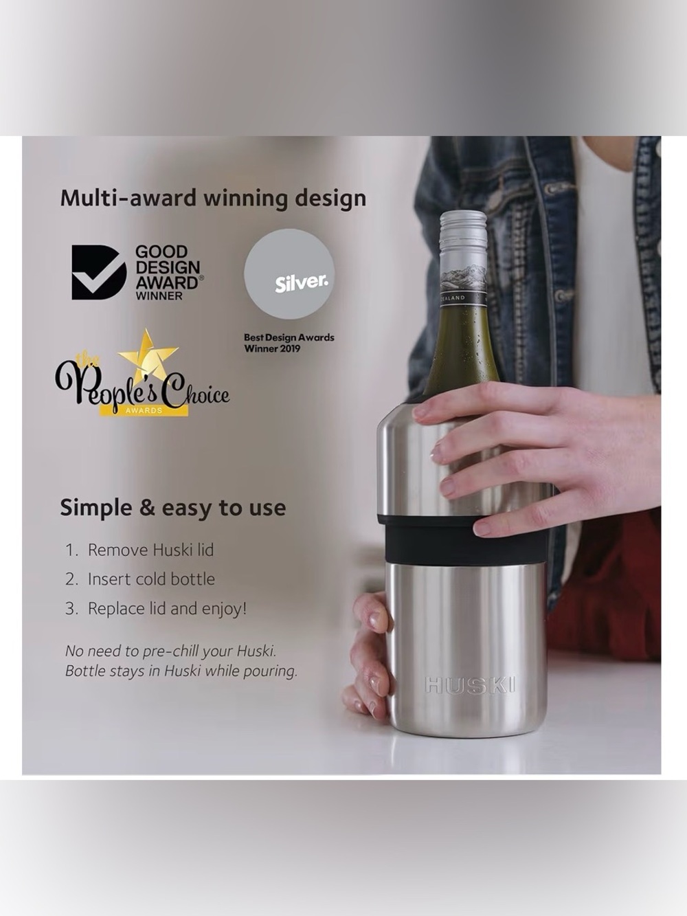 Huski Wine/Campagne Cooler
